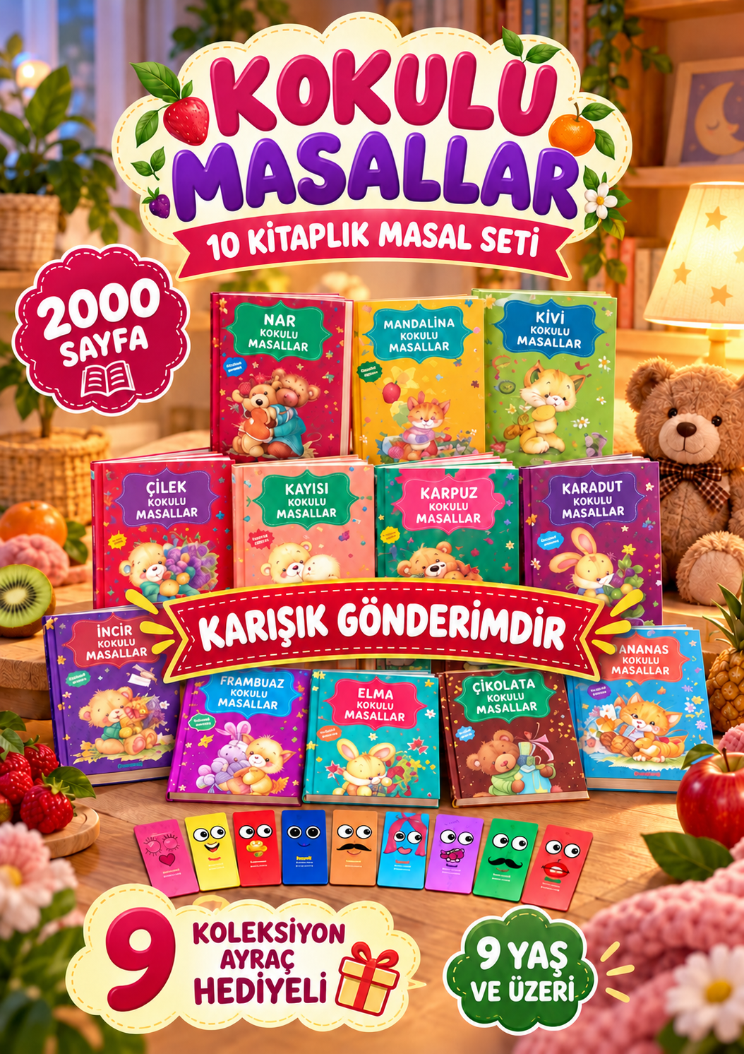 Kokulu Masallar Kitapları 10 Kitap